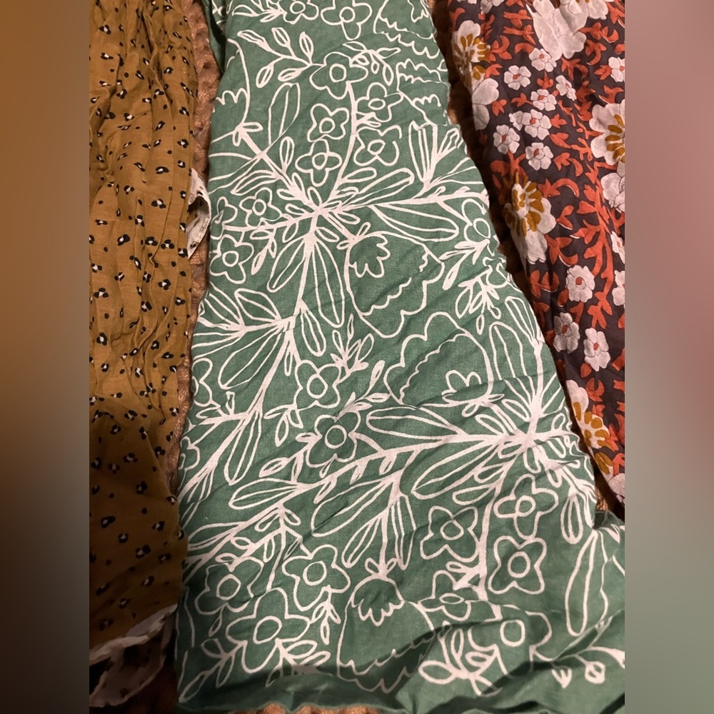 Hemlock Co green desert floral bandana
